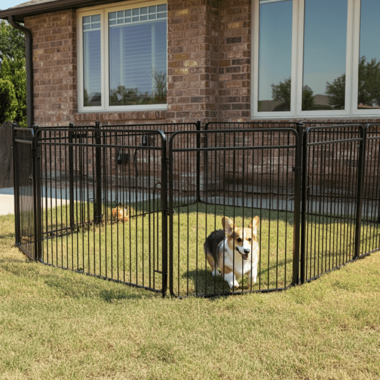 Dog Run Fence Installation - Tulsa Fence & Deck Company