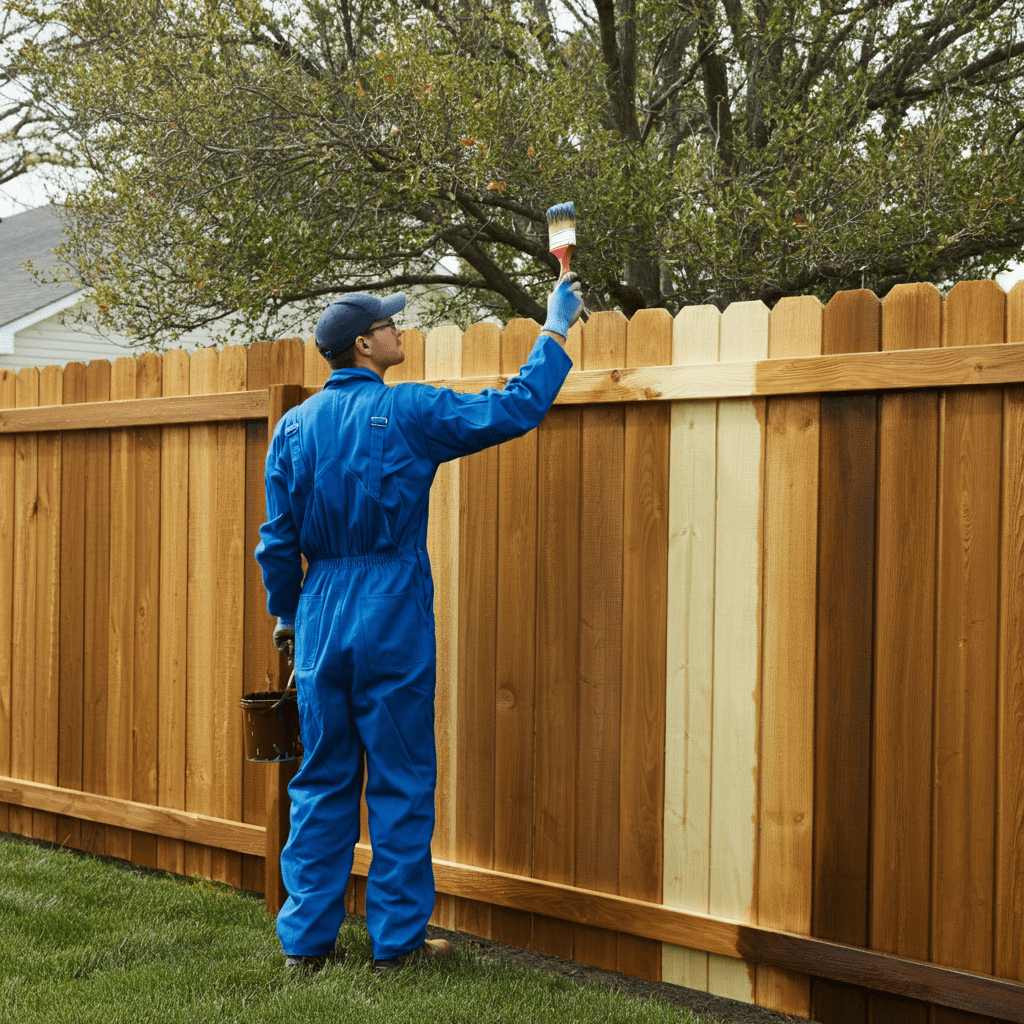 Fence Staining Company ⋆ Tulsa Fence & Deck Company