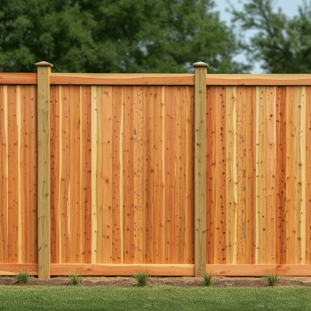 Wooden Privacy Fence Tulsa OK