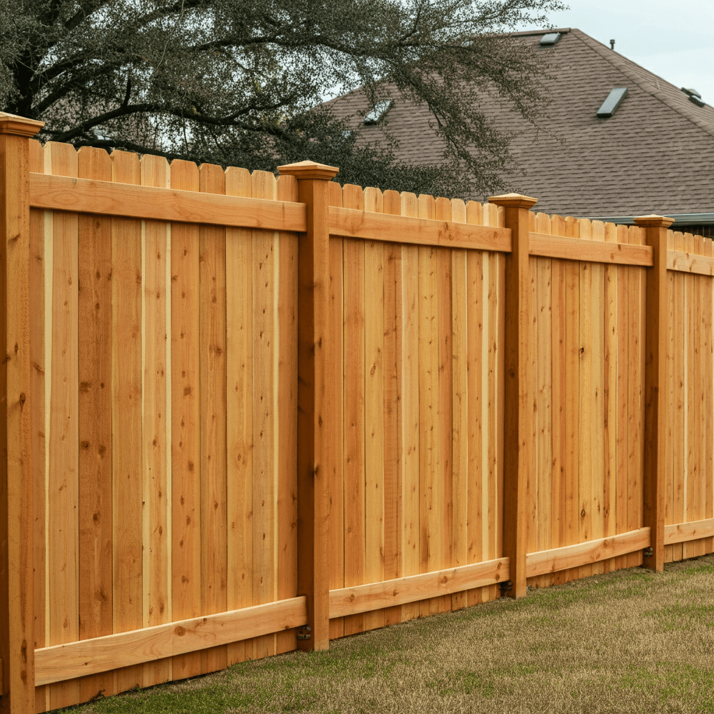 Wooden Privacy Fence Tulsa OK