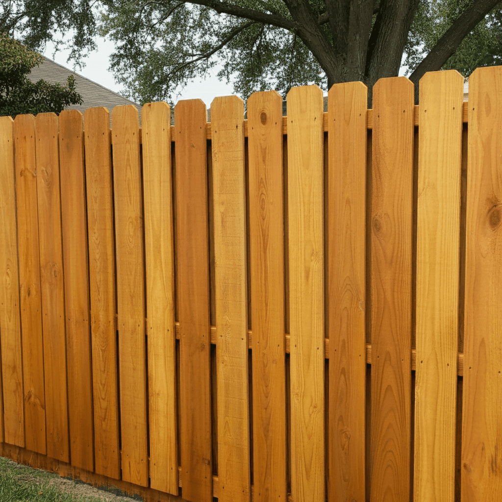 professional fence repair stain seal tulsa oklahoma